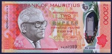MAURITIUS - P67a - 2000 rupie - POLIMERO - 2018
