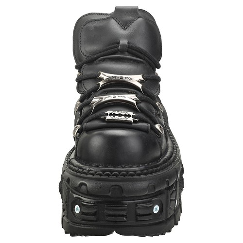 New Rock M-TANK106-C2 - Plattform Schuhe aus Leder in Schwarz Unisex - 37 EU - Bild 3 von 8