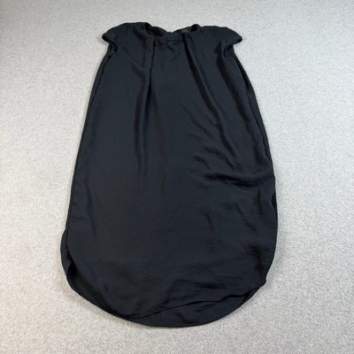 COS Dress Women 34 EU Small Black Sleeveless Shift Minimalist Workwear Capsule