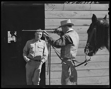 Rifle mira telescópica John Mutz George Turner Moreno Valley Nuevo México 1943