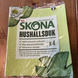 Skona Swedish Dishcloth 4 Pack From Sweden
