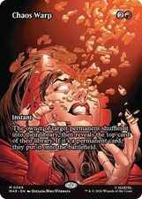 Chaos Warp (Borderless) -Foil Near Mint MTG Marvel Eternal-Legal