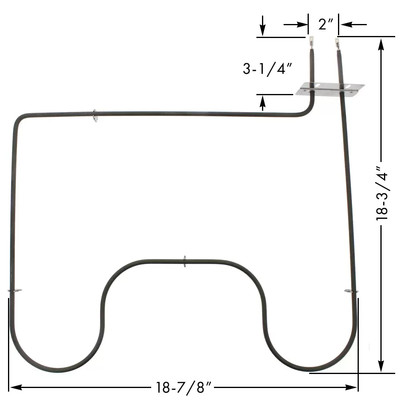 For Whirlpool Range Bake Element Part Number DY12620000WP