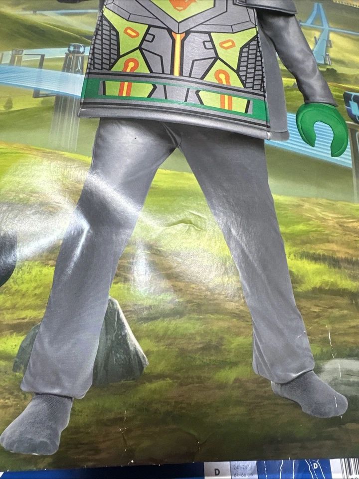 LEGO NEXO KNIGHTS, Disfraz Infantil Deluxe, “Aaron”, Talla Grande (10-12) Halloween Foto 4 de 4