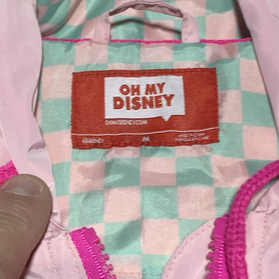 迪士尼公园 Chip-Dale 连帽夹克风衣轻便 Oh My Disney 全新带标签 — 第 3/4 张图片