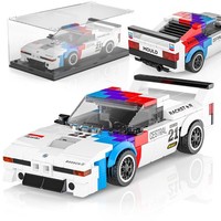 27062 Speed Champion Klemmbausteine Auto, 411 Teile Technik Sportwagen
