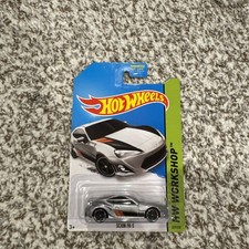 2014 Hot Wheels Scion FR-S HW Workshop Silver w/ Orange Stripes