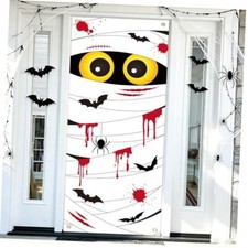 Sophena Halloween Door Cover Decorations Large Photography Background white