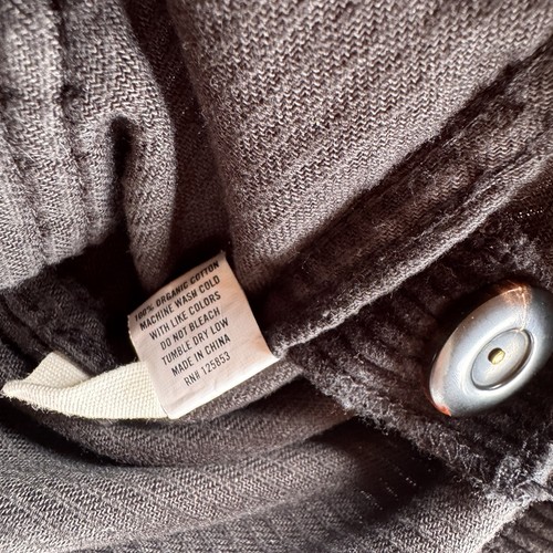 Taylor Stitch Black Corduroy Button Up Jacket Organic Cotton Size 42 Large - Picture 5 of 5