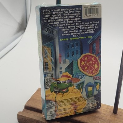 Teenage Mutant Ninja Turtles - Pizza by the Shred (VHS, 1991) for