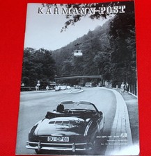 1968 Karmann Post No48 MA Newspaper Ghia 14 34 VW Beetle Convertible Porsche Fuchs Rim