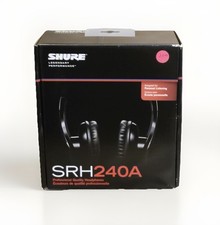 Shure SRH240A Headphones New In Box Includes 1/4 Adapter NEW