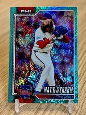 2026 Topps Series 1 Celebration Matt Strahm Aqua Holo Foil #298
