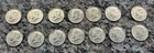 Silver Kennedy Half Dollar Lot 1964-1968 Circulated 14 total 1 (64), 4 (67) 9