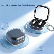 Für Samsung für buds 4 für 4pro Slim Clear Case mit Karabiner für unterwegs – Bild 9