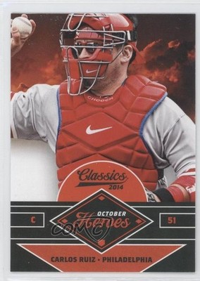 2014 Panini Classics October Heroes Carlos Ruiz #6 0e3