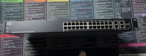 Cisco SF300-24PP 24-port Managed PoE+ Switch (SF300-24PP-K9 V03) - US Seller