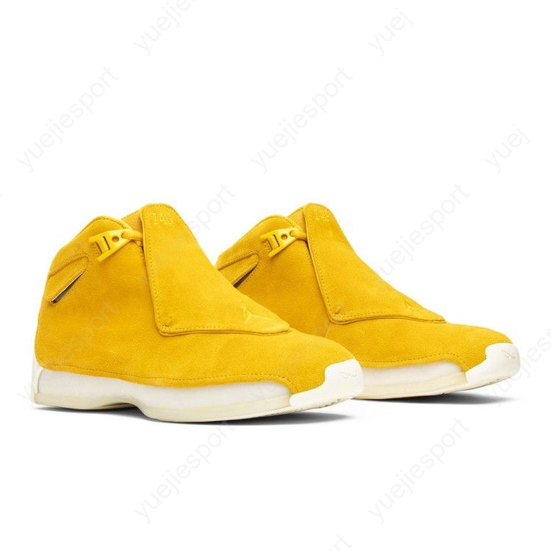 Size 10 - Air Jordan 18 Retro Yellow Suede for sale online | eBay