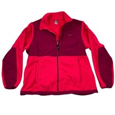 Champion C9 Women's Full-Zip Fleece Jacket Large Pink  Burgundy