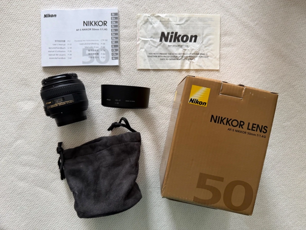 Nikon F 50mm Focal Camera Lenses for sale | eBay