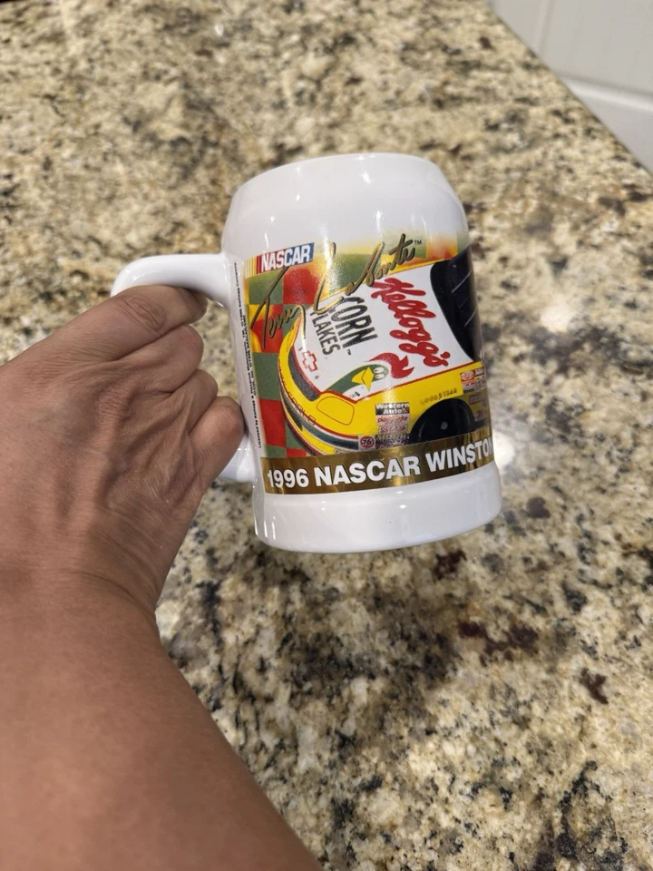 1996 Terry Labonte NASCAR Winston Cup Champion Mug Stein Kellogg’s #5 Collect - Image 3 of 4
