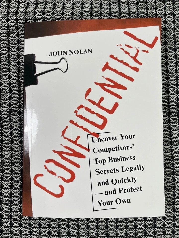 CONFIDENTIAL WRITTEN BY JOHN NOLAN BRAND NEW PAPERBACK FREE SHIPPING - Image 2 of 3