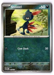 Sneasel 061/131 Prismatic Evolutions Master Ball Pattern Holo