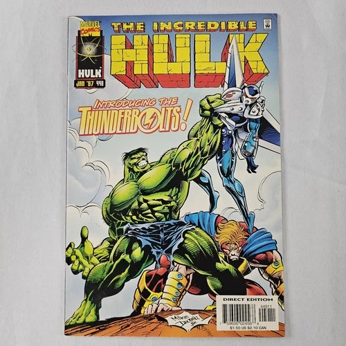 The Incredible Hulk #449 Newsstand Variant Marvel Comics January 1997 B&B READ⬇