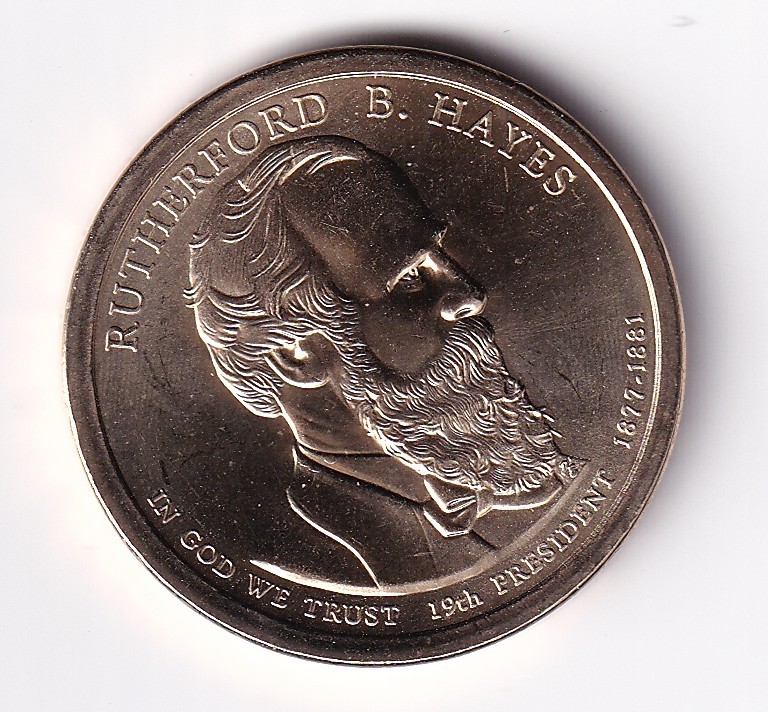 2011 P RUTHERFORD B. HAYES Presidential $1 Dollar Coin from Mint Set #735