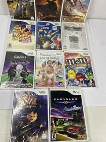 Nintendo Wii Games Lot Of 11 Family Game Night Bundle &ndash; Kid Friendly Resealed