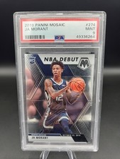 Ja Morant 2019 Panini Mosaic #274 Rookie NBA Debut RC PSA 9