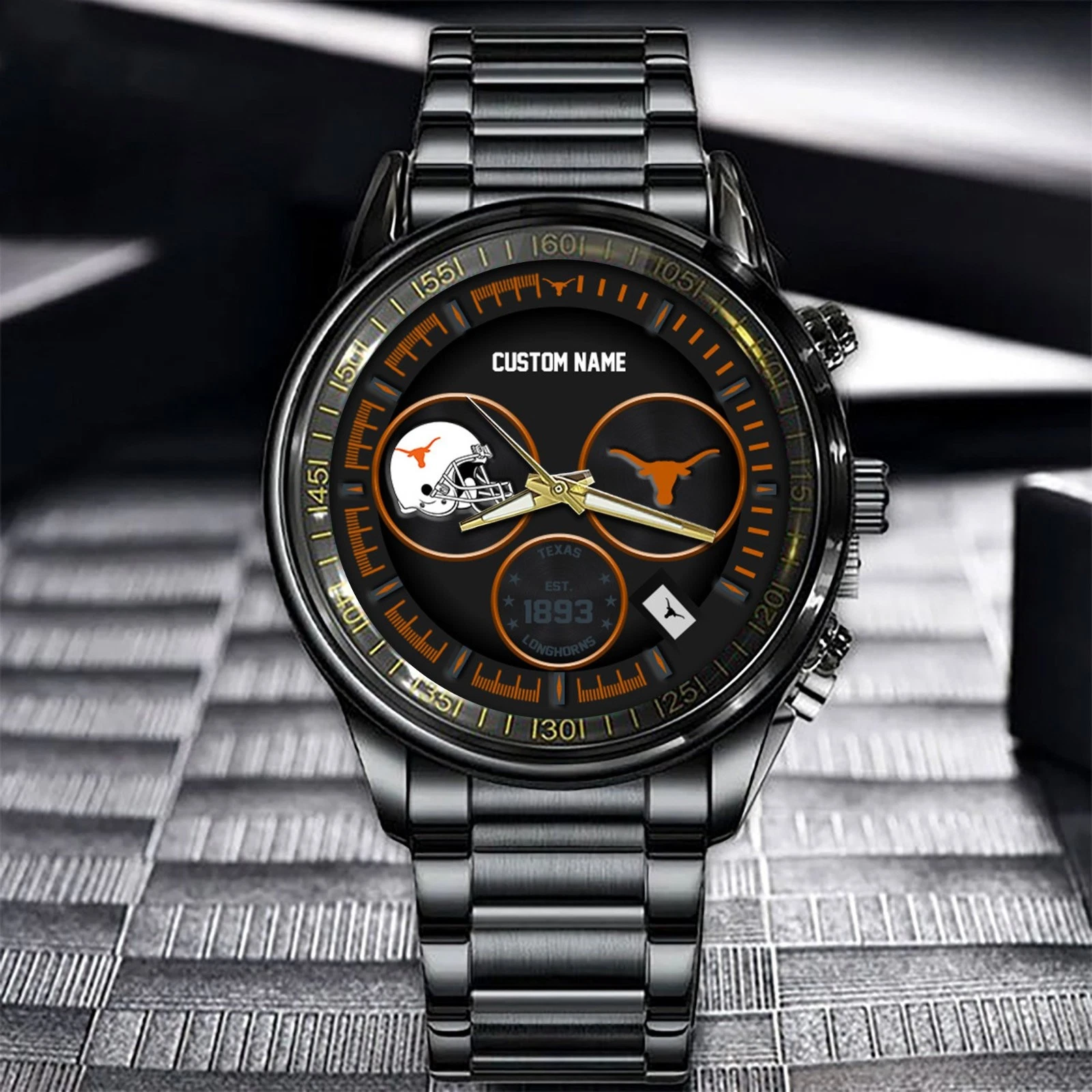 Longhorns Stainless Steel Watch