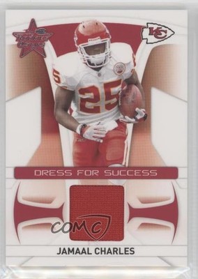 2008 Leaf Rookies & Stars Dress For Success 46/250 Jamaal Charles #DS-2 RC 0f8