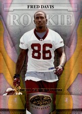 2008 Leaf Certified Materials #166 Fred Davis Mirror Gold #/25