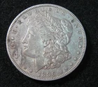 1896 o MORGAN SILVER DOLLAR - VF / XF Cleaned