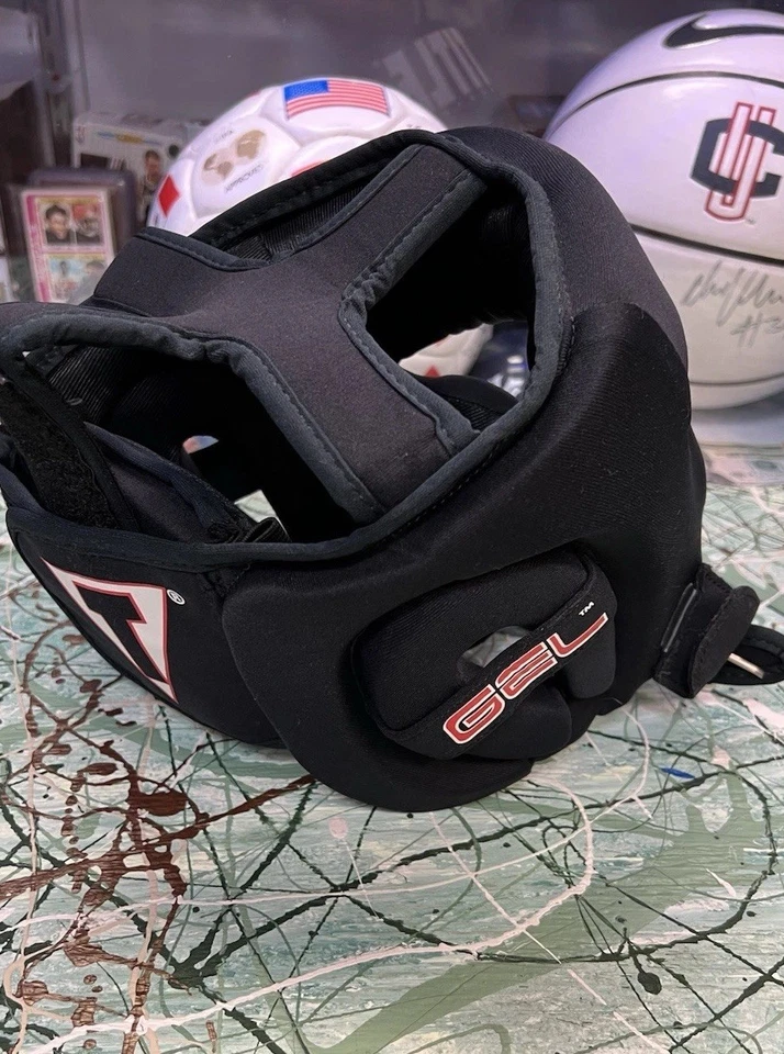 Title 🥊 Gel Ultra-Lite Washable Headgear, Black, youth size - Image 2 of 4