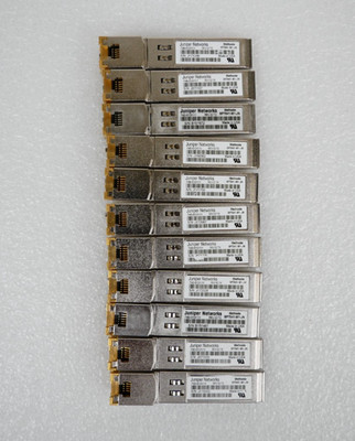 Lot of 11 Juniper Networks 740-013111 SP7041-M1-JN 1000Base-T RJ45 SFP Modules