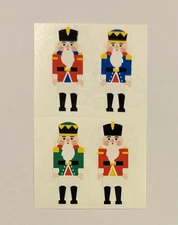 Vintage 1993 Mrs. Grossman Nutcracker Stickers 1/2 Strip