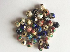 100 PCS 6MM New Handmade Mix Cloisonne Beads