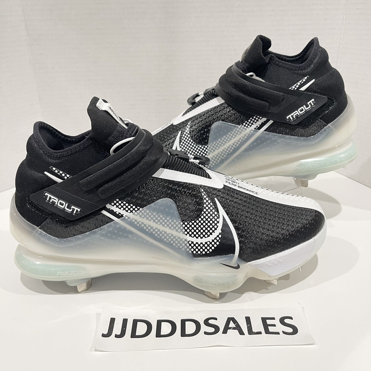Nike Force Zoom Trout 7 Black Dynamic Baseball Cleats CI3134