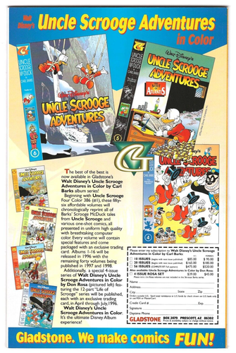 Gladstone Comics WALT DISNEY'S COMICS #605 - Picture 2 of 2