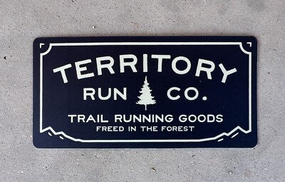 TERRITORY RUN CO Stickers Trail Running Goods Runners of the Wild Brand  Forest