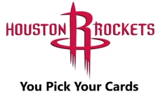 You Pick Your Cards - Houston Rockets Team - NBA Basketball Card Selection