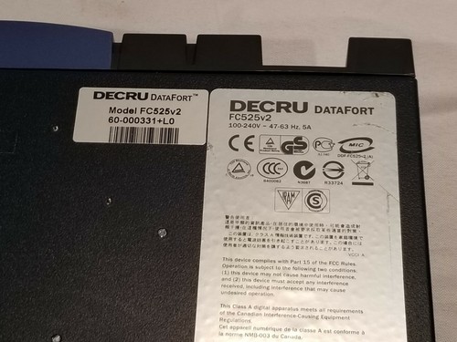 FC525v2 Decru DataFort Fibre Channel Encryption Security Storage System AES-256 - Picture 11 of 12