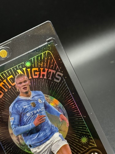 Erling Haaland 2023-24 Topps Merlin UCC Mystic Nights Refractor #MN-14 Man City - Picture 4 of 11
