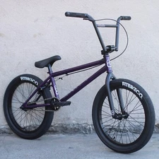 FIT BIKE CO STR FREECOASTER 20" BICYCLE MATTE TRANS PURPLE