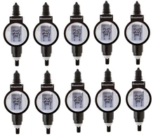 Optics Home Bar Pack of 10 x 25ml Spirit Measure Beaumont Metrix Lever Dispenser