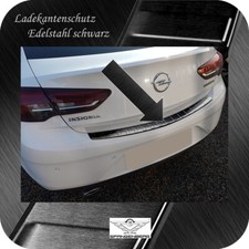 Ladekantenschutz Edelstahl schwarz graphit für Opel Insignia B Grand Sport 2017-