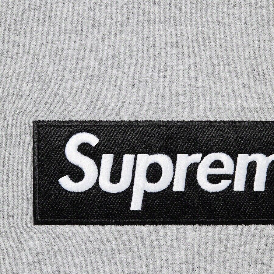 Supreme Box Logo Crewneck Heather Grey Size XL, XXL | eBay