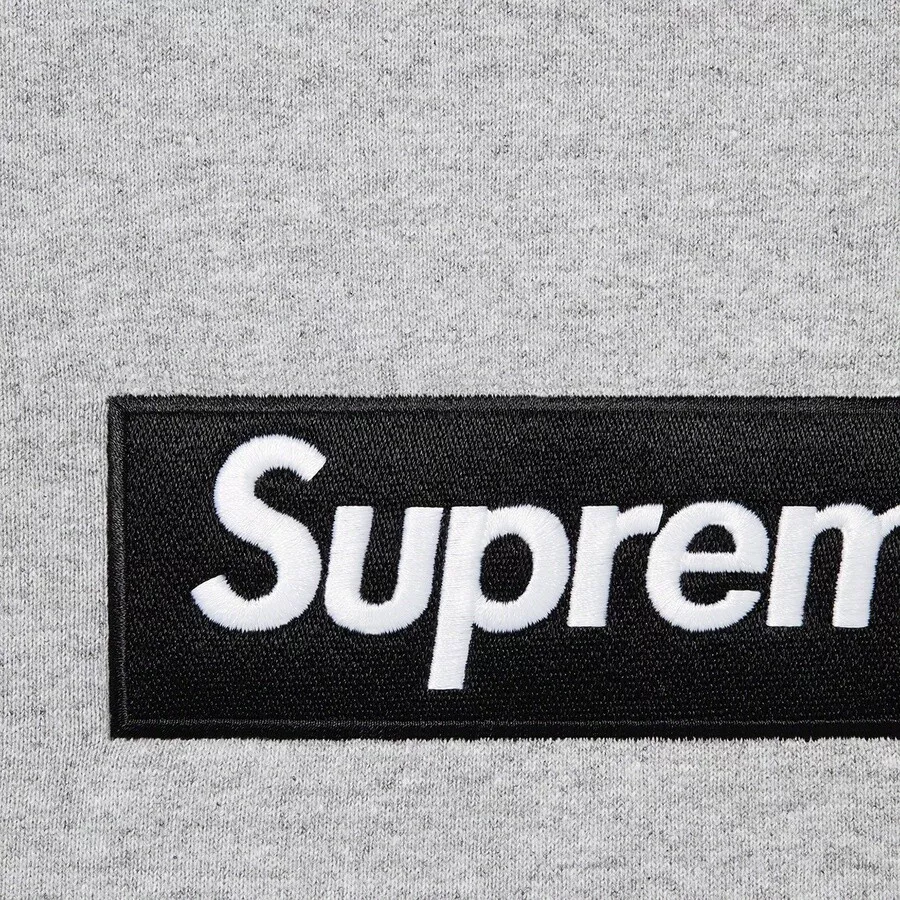 Supreme Box Logo Crewneck "Heather Grey"